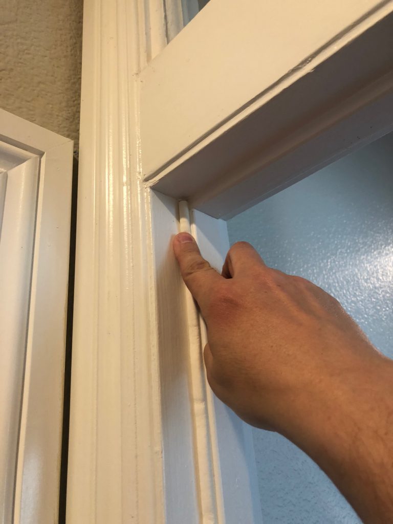 sound proof door with weather stripping